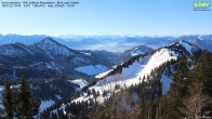 Archiv Foto Webcam Hochrieshütte - DAV Sektion Rosenheim - Blick nach Süden 10:00