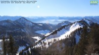 Archiv Foto Webcam Hochrieshütte - DAV Sektion Rosenheim - Blick nach Süden 11:00