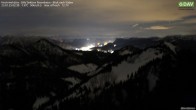 Archived image Webcam Hochries - View to the south 01:00