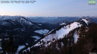 Archiv Foto Webcam Hochrieshütte - DAV Sektion Rosenheim - Blick nach Süden 05:00