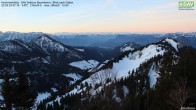 Archiv Foto Webcam Hochrieshütte - DAV Sektion Rosenheim - Blick nach Süden 06:00