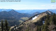 Archiv Foto Webcam Hochrieshütte - DAV Sektion Rosenheim - Blick nach Süden 11:00