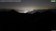 Archiv Foto Webcam Hochrieshütte - DAV Sektion Rosenheim - Blick nach Süden 23:00