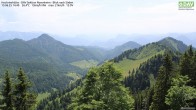 Archiv Foto Webcam Hochrieshütte - DAV Sektion Rosenheim - Blick nach Süden 13:00