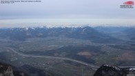 Archiv Foto Webcam Drehrestaurant Hoher Kasten - Blick ins Rheintal 15:00