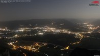 Archiv Foto Webcam Drehrestaurant Hoher Kasten - Blick ins Rheintal 01:00
