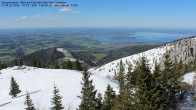Archived image Webcam Kampenwand - View to the Chiemsee 15:00