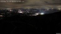Archiv Foto Webcam Kampenwand - Blick über den Chiemsee 23:00