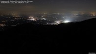 Archived image Webcam Kampenwand - View to the Chiemsee 01:00