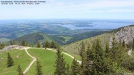 Archived image Webcam Kampenwand - View to the Chiemsee 11:00