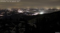 Archiv Foto Webcam Kampenwand - Blick über den Chiemsee 21:00