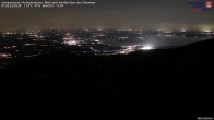 Archived image Webcam Kampenwand - View to the Chiemsee 23:00