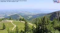 Archiv Foto Webcam Kampenwand - Blick über den Chiemsee 09:00