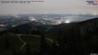 Archived image Webcam Kampenwand - View to the Chiemsee 01:00