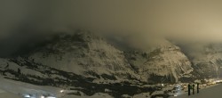 Archiv Foto Webcam Grindelwald First: Mittelstation 23:00