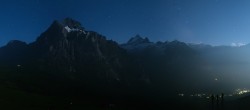 Archiv Foto Webcam Grindelwald First: Mittelstation 23:00
