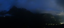 Archiv Foto Webcam Grindelwald First: Mittelstation 21:00