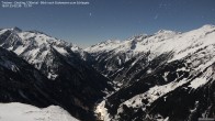 Archiv Foto Webcam Gamshütte Zillertal Blick zum Tristner 01:00