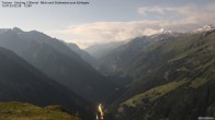 Archiv Foto Webcam Gamshütte Zillertal Blick zum Tristner 01:00