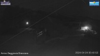 Archived image Webcam Campo Felice - top station chairlift Campo Felice and Chalet del Bosco 23:00