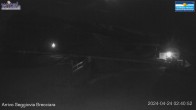 Archived image Webcam Campo Felice - top station chairlift Campo Felice and Chalet del Bosco 01:00