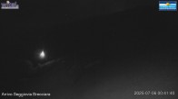 Archived image Webcam Campo Felice - top station chairlift Campo Felice and Chalet del Bosco 23:00