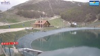 Archived image Webcam Campo Felice - base station chairlift Cisterna and Chalet del Lago, Italy 11:00