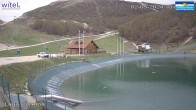 Archived image Webcam Campo Felice - base station chairlift Cisterna and Chalet del Lago, Italy 09:00
