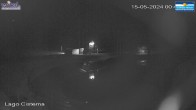 Archived image Webcam Campo Felice - base station chairlift Cisterna and Chalet del Lago, Italy 23:00