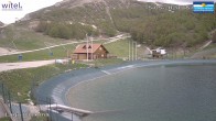 Archived image Webcam Campo Felice - base station chairlift Cisterna and Chalet del Lago, Italy 17:00