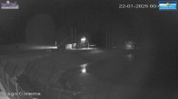 Archived image Webcam Campo Felice - base station chairlift Cisterna and Chalet del Lago, Italy 23:00