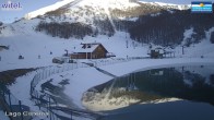 Archived image Webcam Campo Felice - base station chairlift Cisterna and Chalet del Lago, Italy 15:00