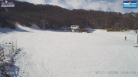 Archived image Webcam Campo Felice - base station chairlift Colle Destro and chalet Innamorati (Italy) 11:00