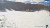 Archived image Webcam Campo Felice - base station chairlift Colle Destro and chalet Innamorati (Italy) 13:00