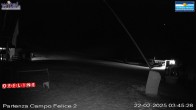 Archived image Webcam Campo Felice (Italy) – base station chairlift Campo Felice 03:00