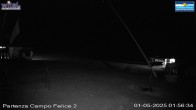 Archived image Webcam Campo Felice (Italy) – base station chairlift Campo Felice 01:00
