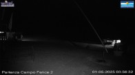 Archived image Webcam Campo Felice (Italy) – base station chairlift Campo Felice 03:00