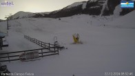 Archived image Webcam Campo Felice - rope lift Baby Campo Felice, slope Scorpione and chairlift Nibbio 07:00