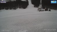 Archiv Foto Webcam Campo Felice - Talstation Sessellift Colle Destro und Piste Giovanni Paolo II (Italien) 11:00