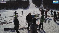 Archived image Webcam Campo Felice - base station chairlift Colle Destro and slope Giovanni Paolo II (Italy) 11:00