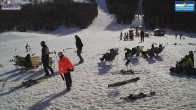 Archived image Webcam Campo Felice - base station chairlift Colle Destro and slope Giovanni Paolo II (Italy) 13:00