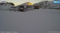 Archiv Foto Webcam Campo Felice – Pisten Lupo, Gigi Panei, Sagittario und Rondini 06:00