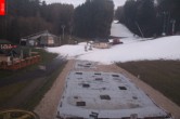 Archived image Webcam Marianske Lazne - baste station cable car Lanovka, Czech Republic 15:00