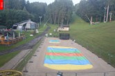 Archived image Webcam Marianske Lazne - baste station cable car Lanovka, Czech Republic 19:00