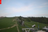 Archived image Webcam Heipark, Tošovice (Czech Republic) - Snowtubing and base station t-bar lift H1 19:00