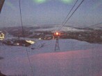 Archived image Webcam Kabinbanan Top Station - Åre Ski Resort 23:00