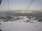 Archived image Webcam Kabinbanan Top Station - Åre Ski Resort 23:00