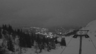 Archiv Foto Webcam Skigebiet Åre: Sadelexpressen Bergstation 03:00