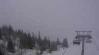 Archiv Foto Webcam Skigebiet Åre: Sadelexpressen Bergstation 09:00