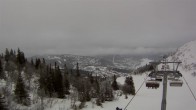 Archiv Foto Webcam Skigebiet Åre: Sadelexpressen Bergstation 11:00